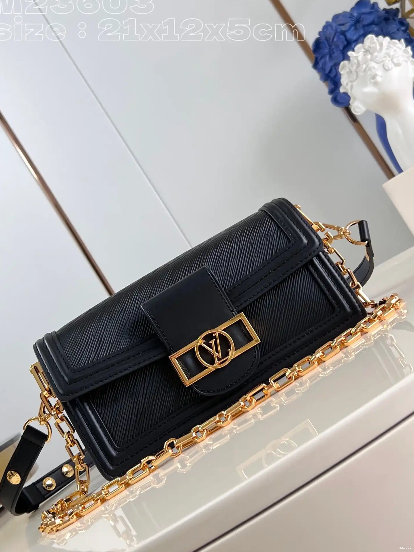 LOUIS East VUITTON West-21*12*5CM DAUPHINE 0622